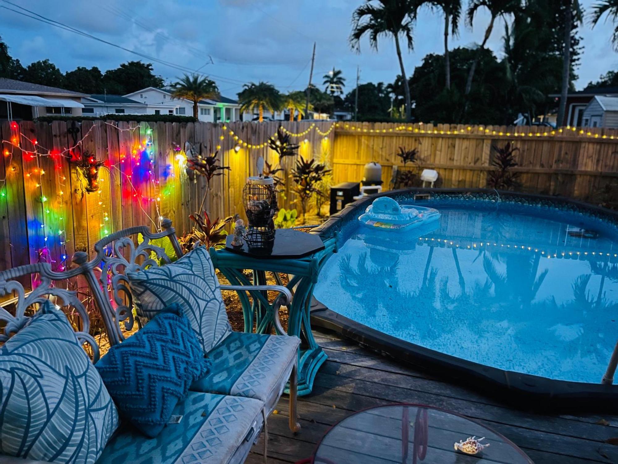 Tropical Pool Luxury Home Best Location Beaches Restaurant Hard Rock Fun Hallandale Beach Exterior photo
